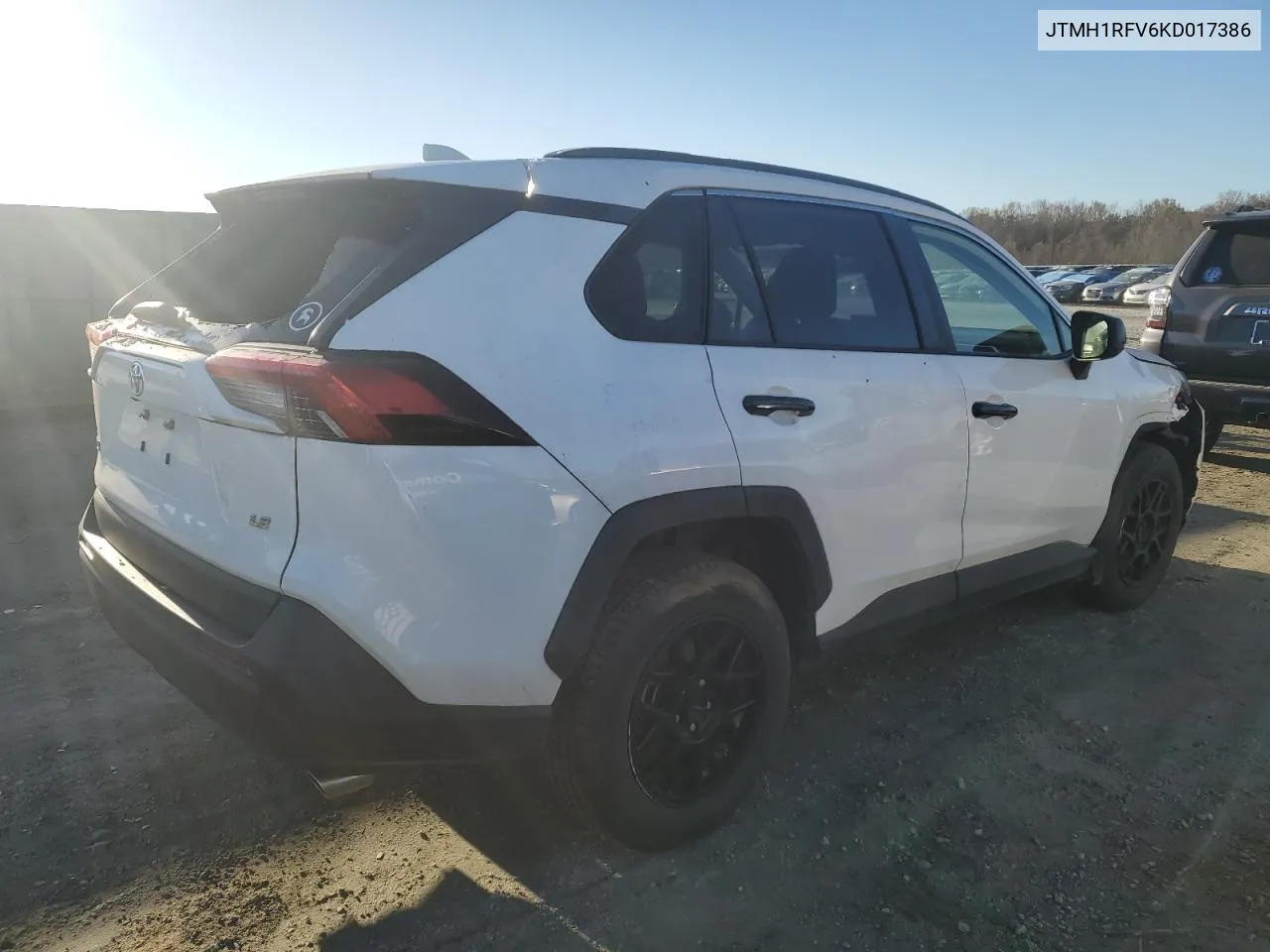 2019 Toyota Rav4 Le VIN: JTMH1RFV6KD017386 Lot: 80112614