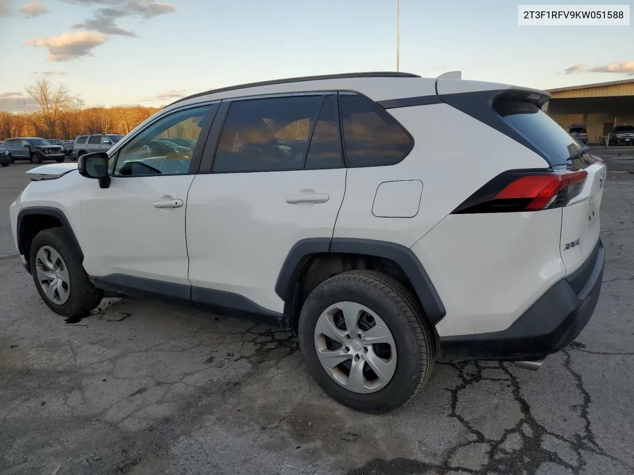 2019 Toyota Rav4 Le VIN: 2T3F1RFV9KW051588 Lot: 80205484