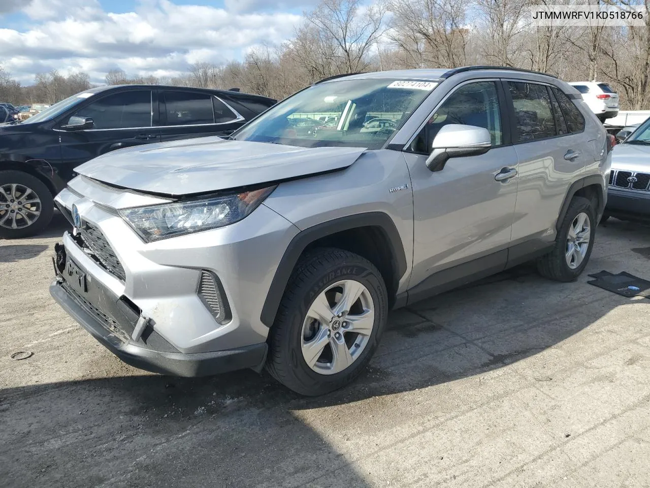 2019 Toyota Rav4 Le VIN: JTMMWRFV1KD518766 Lot: 80274104