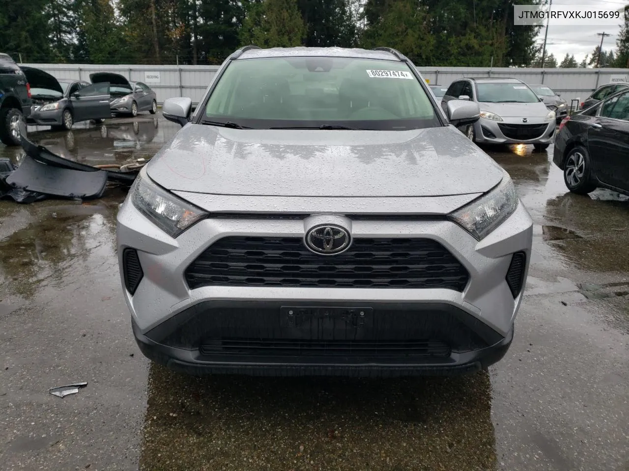 2019 Toyota Rav4 Le VIN: JTMG1RFVXKJ015699 Lot: 80297474