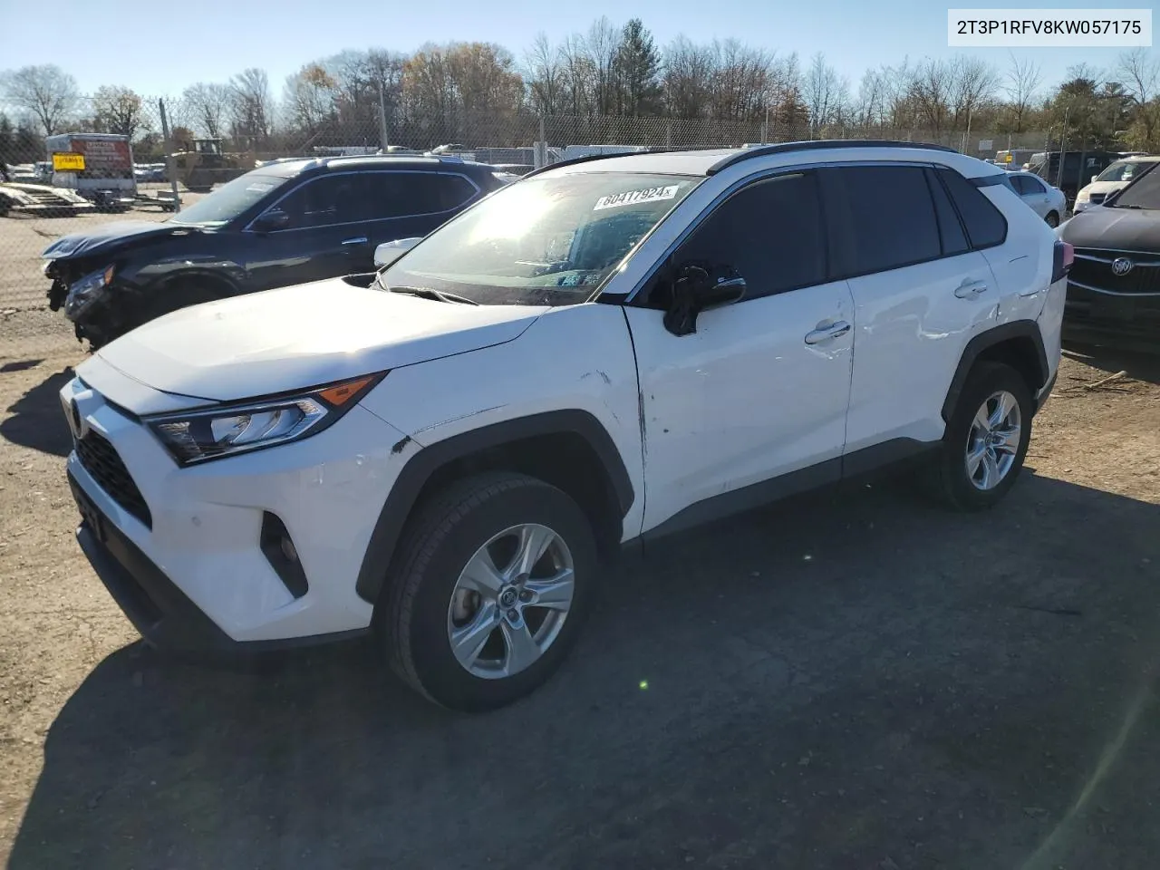 2019 Toyota Rav4 Xle VIN: 2T3P1RFV8KW057175 Lot: 80417924