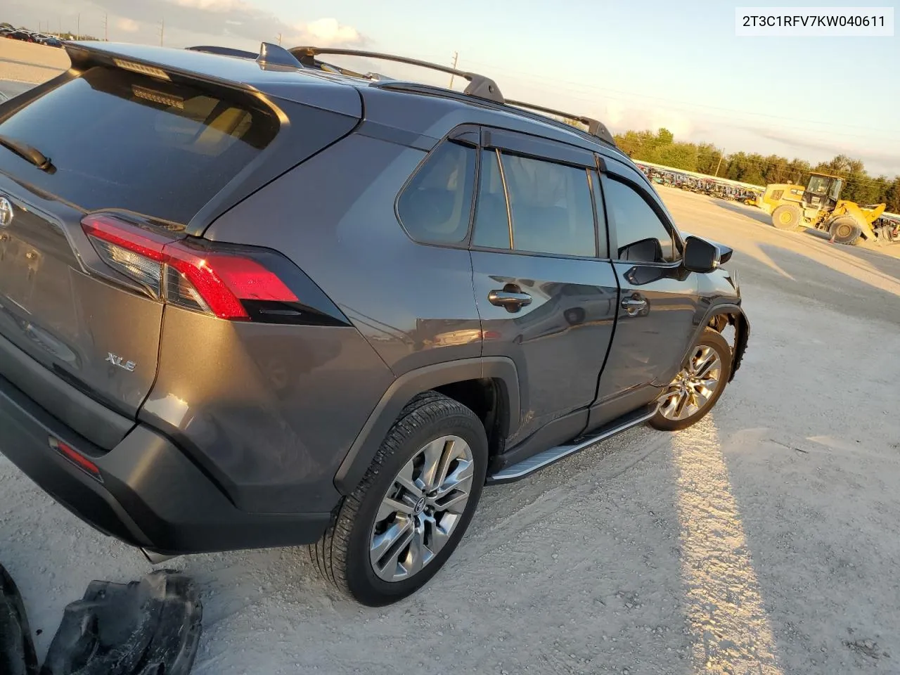 2019 Toyota Rav4 Xle Premium VIN: 2T3C1RFV7KW040611 Lot: 80460294