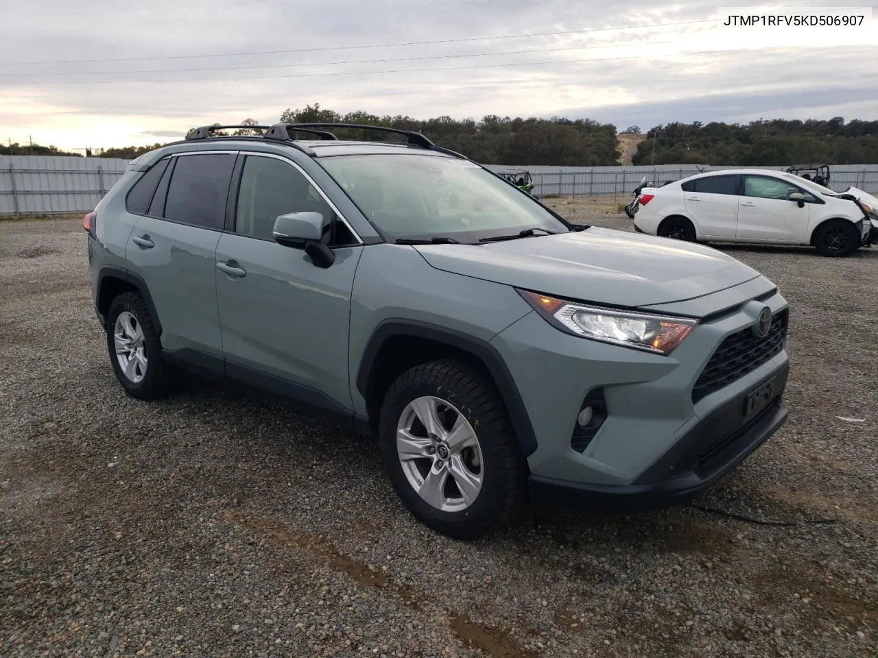 2019 Toyota Rav4 Xle VIN: JTMP1RFV5KD506907 Lot: 80548864