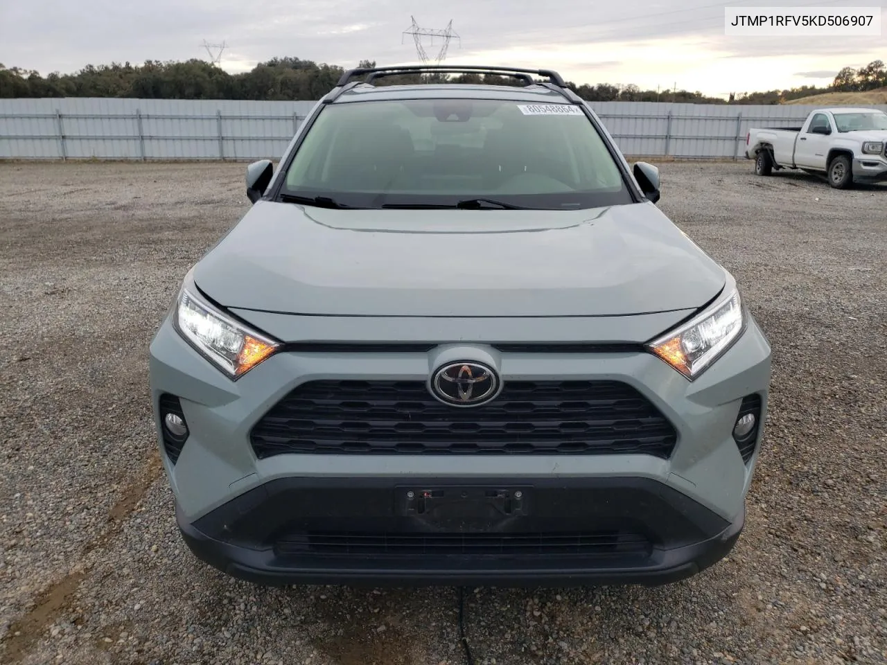 2019 Toyota Rav4 Xle VIN: JTMP1RFV5KD506907 Lot: 80548864