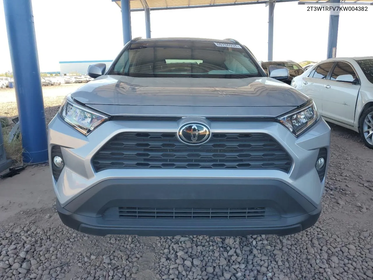 2019 Toyota Rav4 Xle VIN: 2T3W1RFV7KW004382 Lot: 80766934