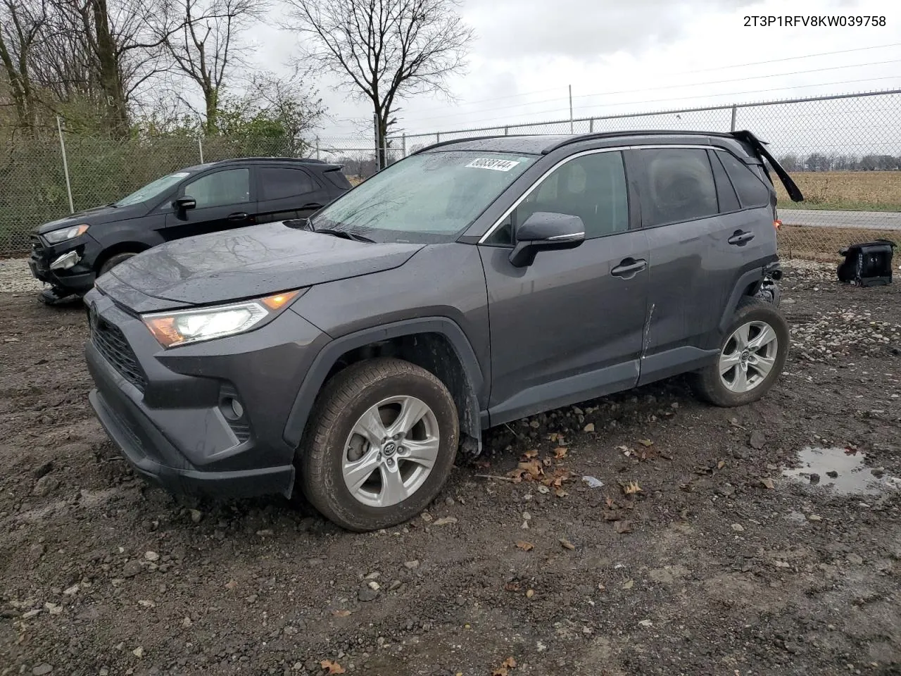 2019 Toyota Rav4 Xle VIN: 2T3P1RFV8KW039758 Lot: 80838144