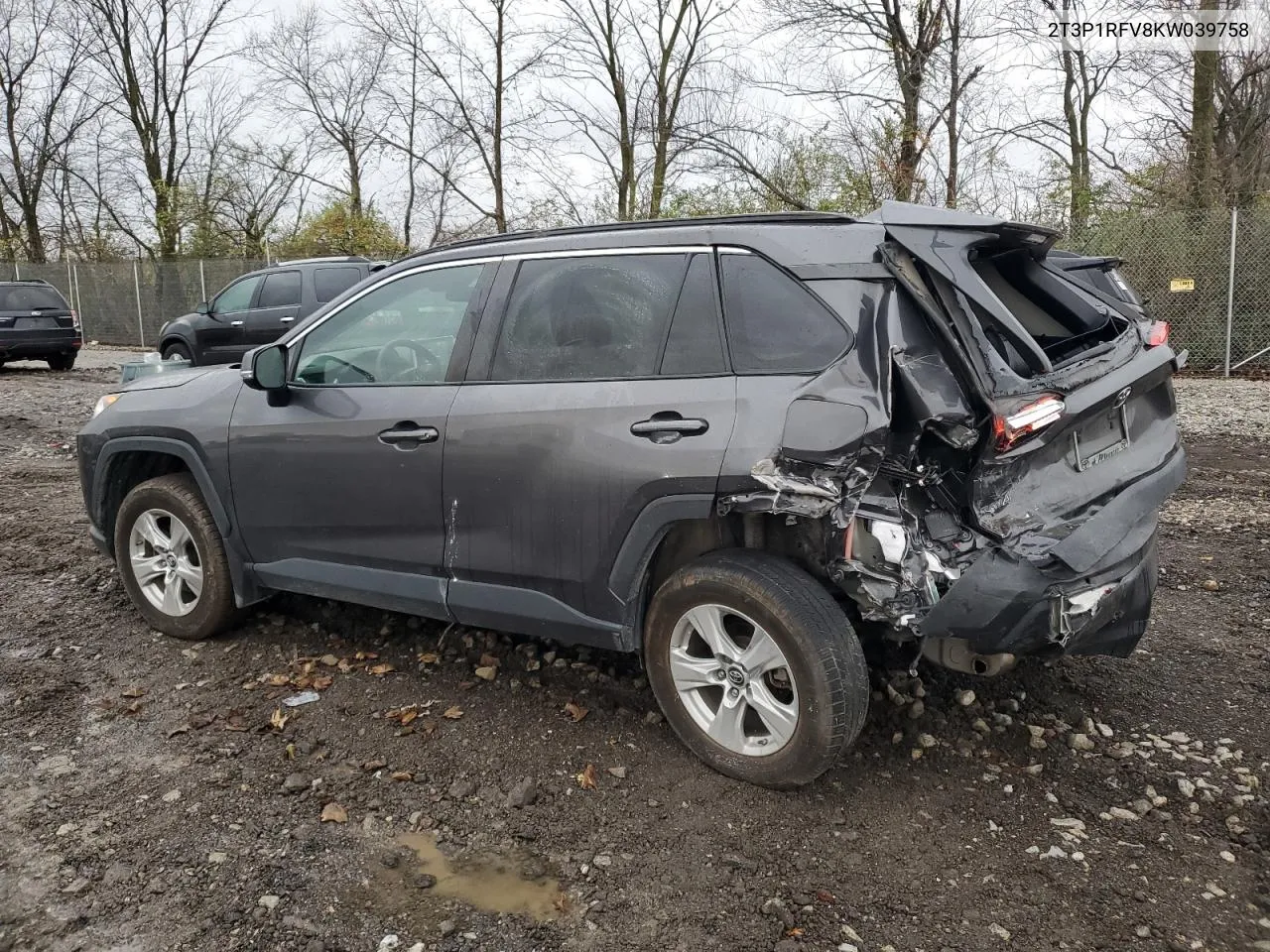 2019 Toyota Rav4 Xle VIN: 2T3P1RFV8KW039758 Lot: 80838144