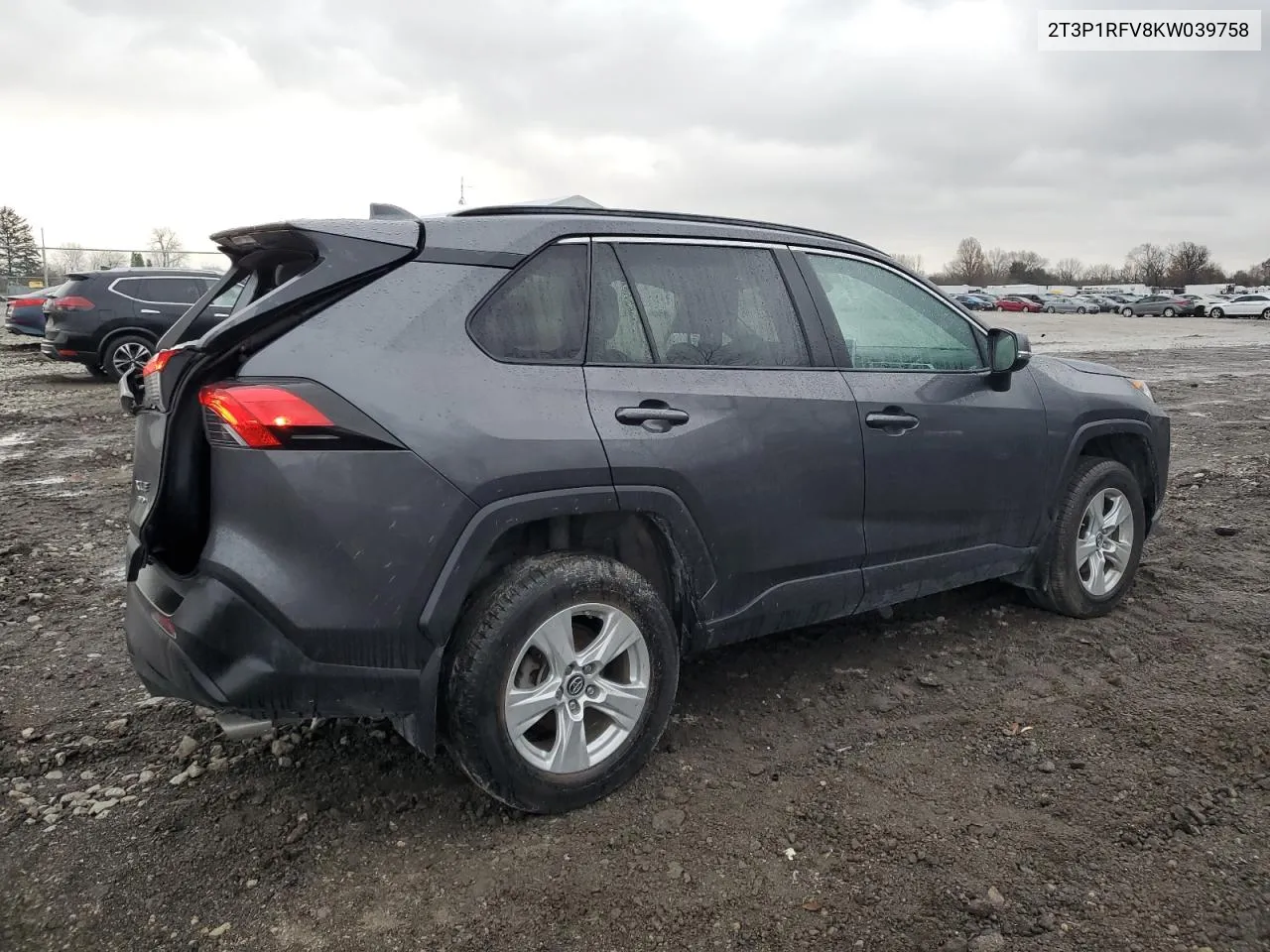 2019 Toyota Rav4 Xle VIN: 2T3P1RFV8KW039758 Lot: 80838144