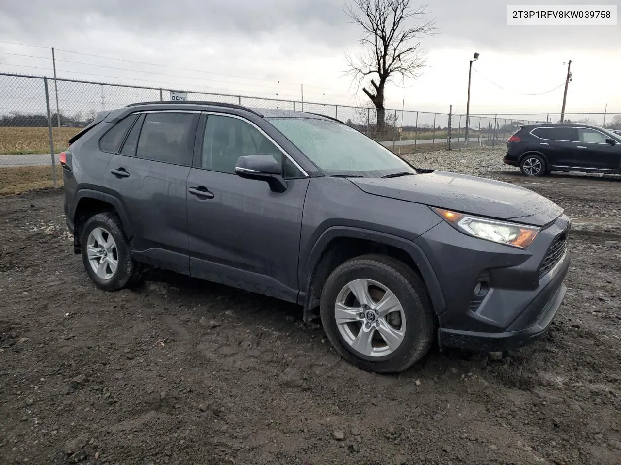 2019 Toyota Rav4 Xle VIN: 2T3P1RFV8KW039758 Lot: 80838144