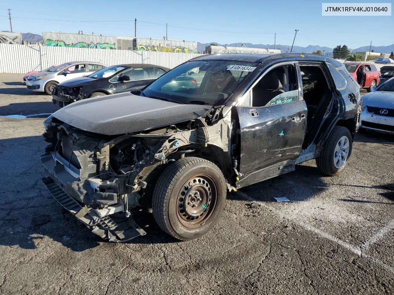 2019 Toyota Rav4 Le VIN: JTMK1RFV4KJ010640 Lot: 81061634