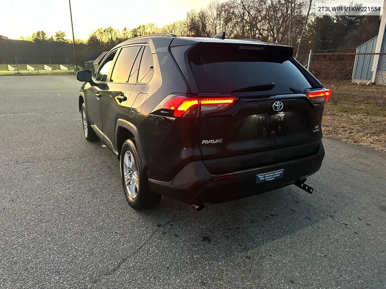 2019 Toyota Rav4 Le VIN: 2T3LWRFV1KW021554 Lot: 82052944