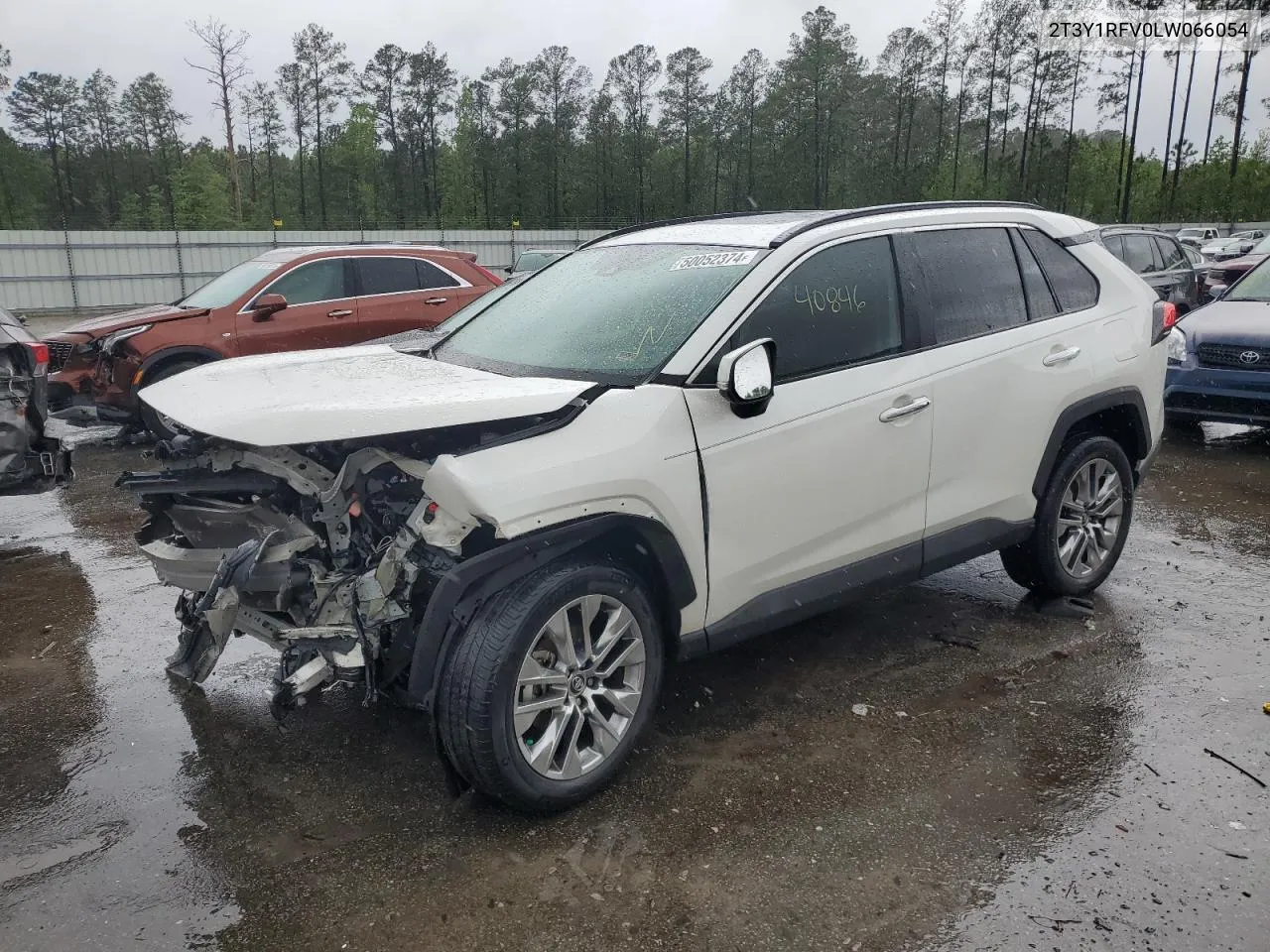 2020 Toyota Rav4 Limited VIN: 2T3Y1RFV0LW066054 Lot: 50052374