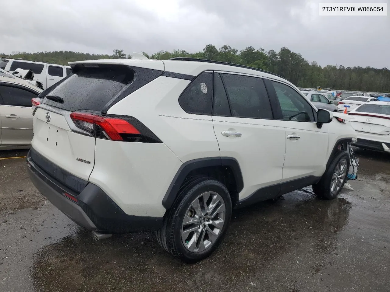 2020 Toyota Rav4 Limited VIN: 2T3Y1RFV0LW066054 Lot: 50052374