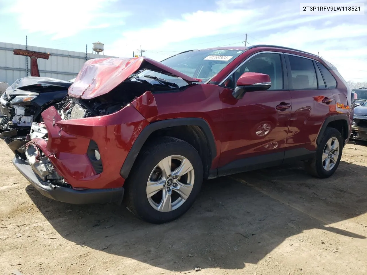 2020 Toyota Rav4 Xle VIN: 2T3P1RFV9LW118521 Lot: 50289304