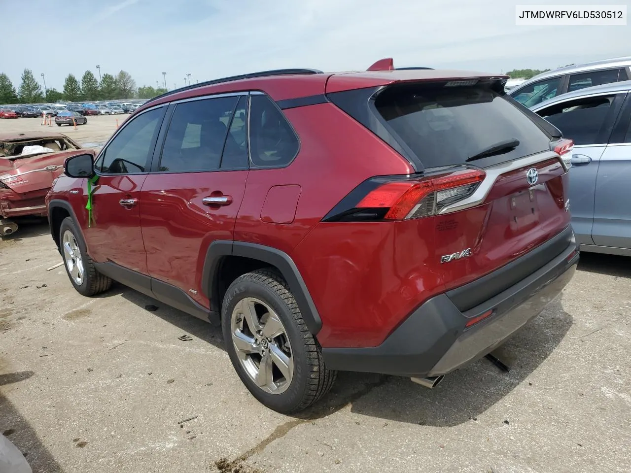 2020 Toyota Rav4 Limited VIN: JTMDWRFV6LD530512 Lot: 53270054