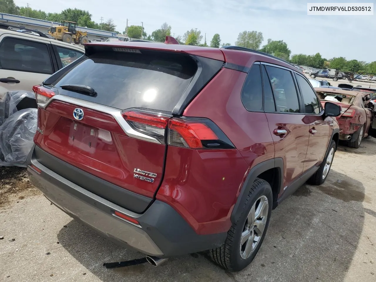 2020 Toyota Rav4 Limited VIN: JTMDWRFV6LD530512 Lot: 53270054