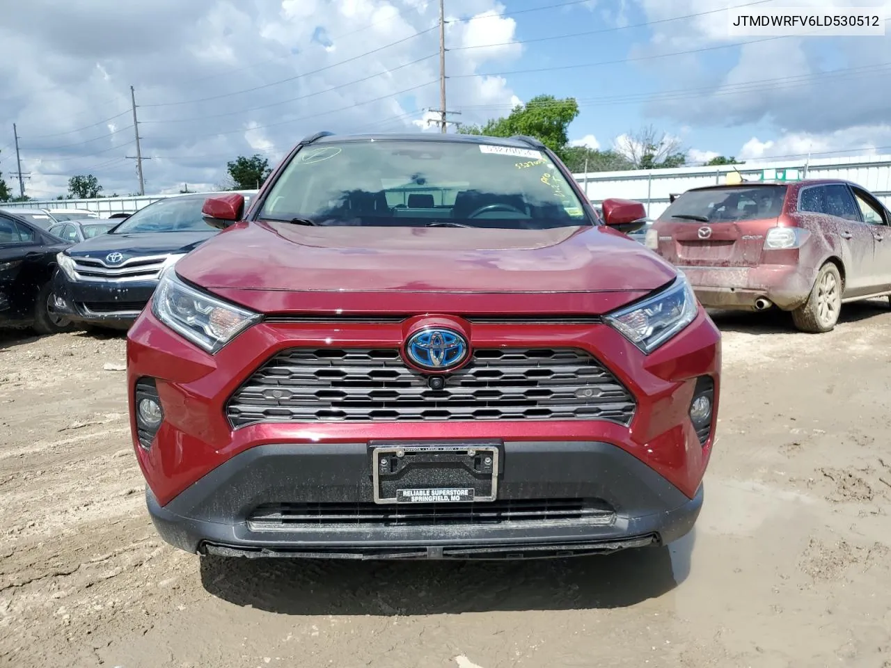 2020 Toyota Rav4 Limited VIN: JTMDWRFV6LD530512 Lot: 53270054