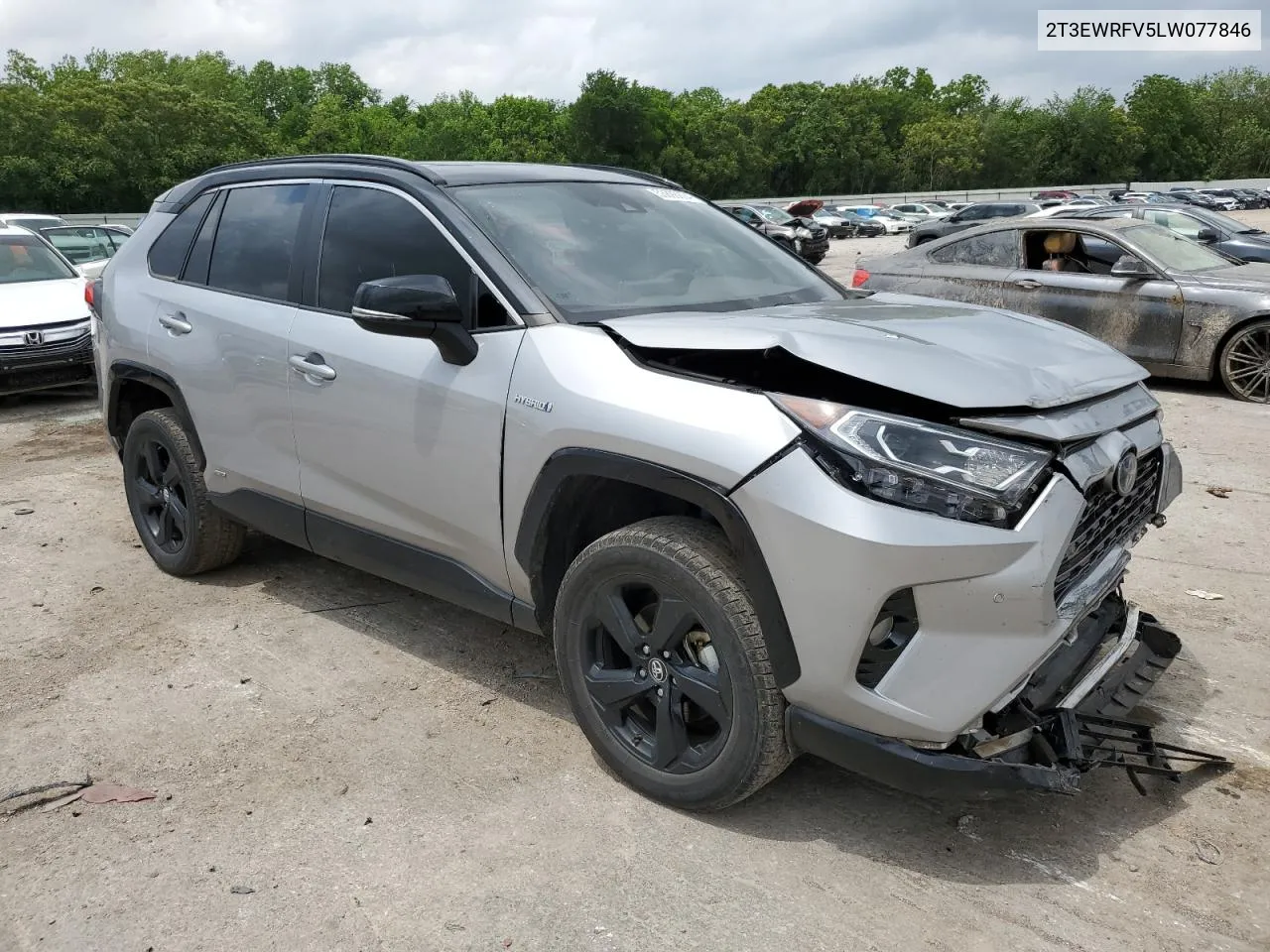 2020 Toyota Rav4 Xse VIN: 2T3EWRFV5LW077846 Lot: 53898804