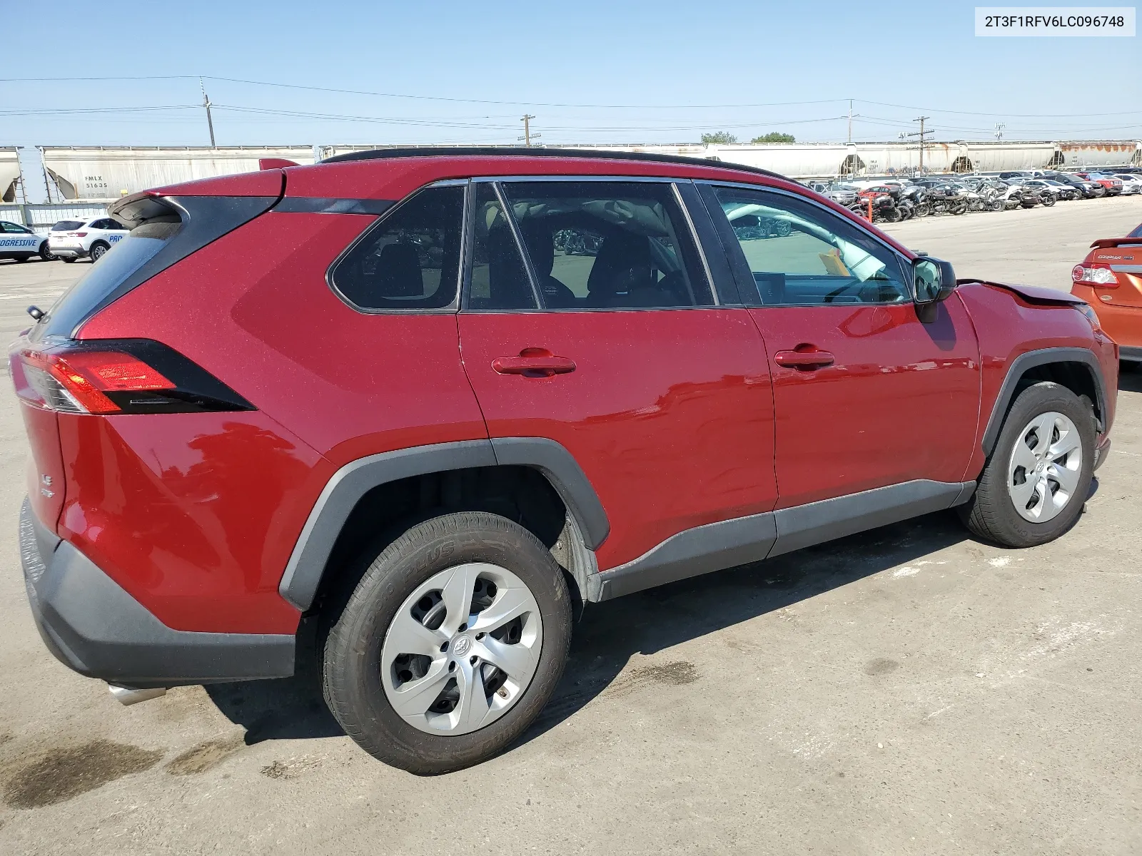 2020 Toyota Rav4 Le VIN: 2T3F1RFV6LC096748 Lot: 61439944