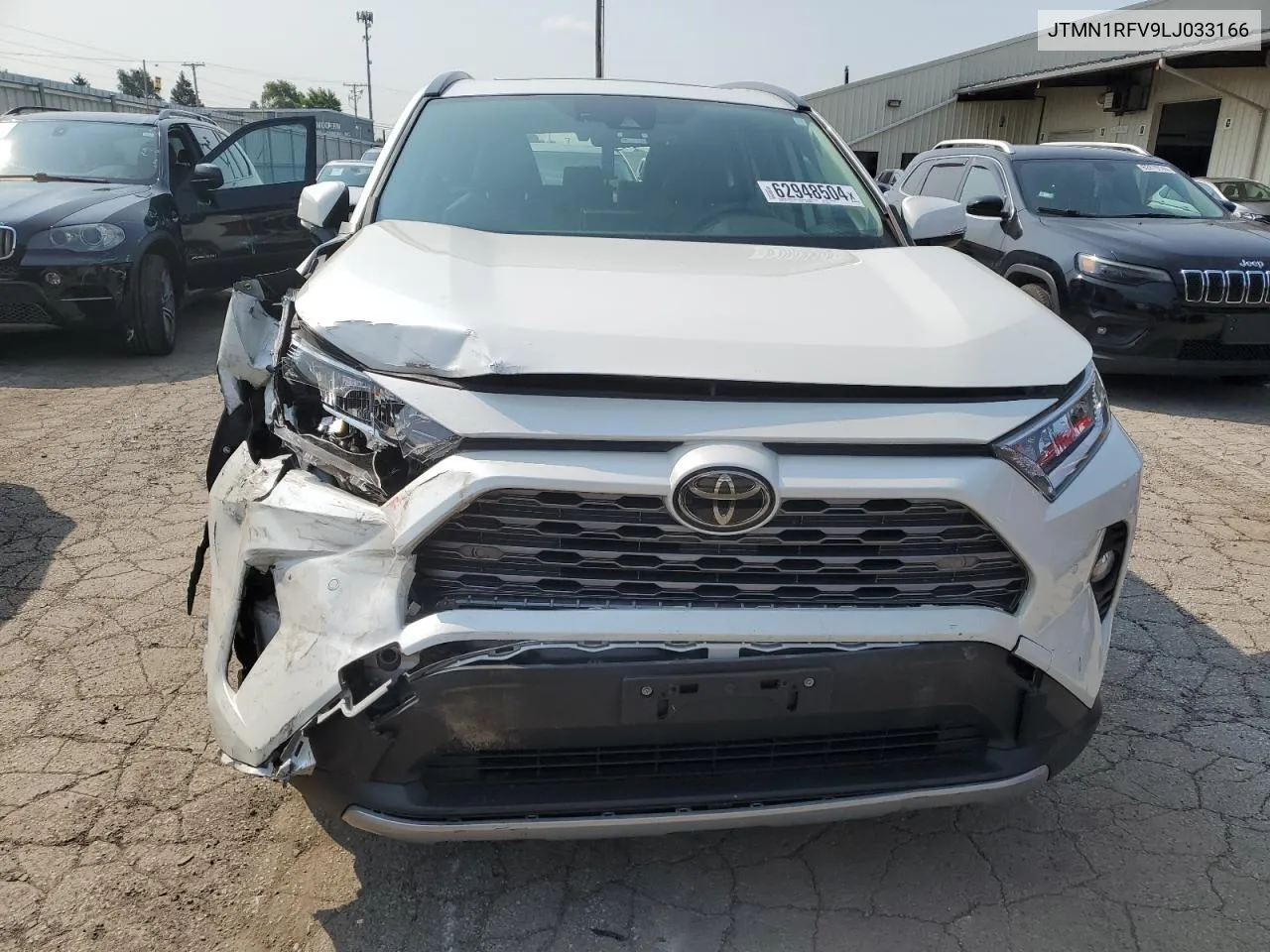 2020 Toyota Rav4 Limited VIN: JTMN1RFV9LJ033166 Lot: 62948504