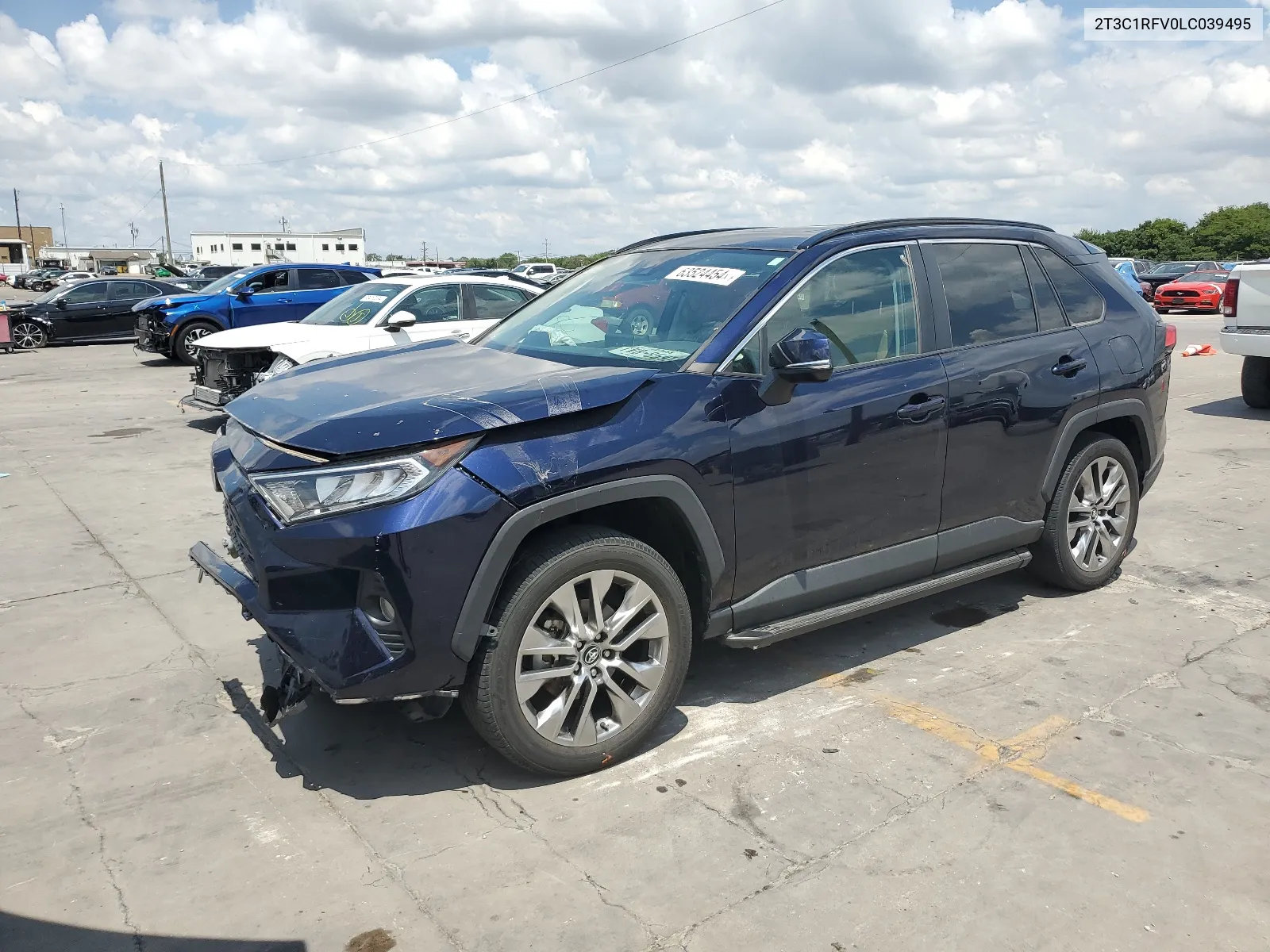 2020 Toyota Rav4 Xle Premium VIN: 2T3C1RFV0LC039495 Lot: 63524454