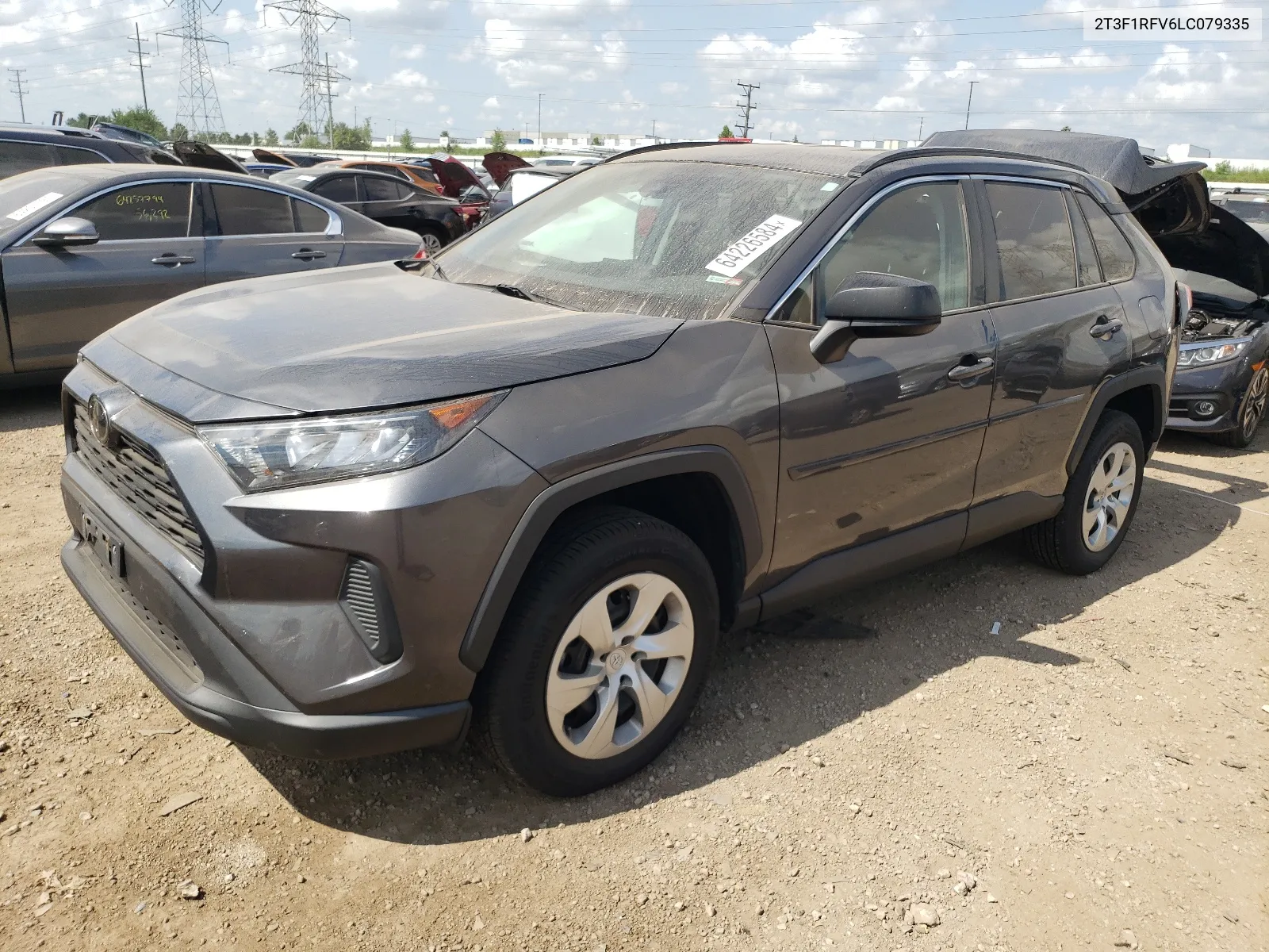 2T3F1RFV6LC079335 2020 Toyota Rav4 Le