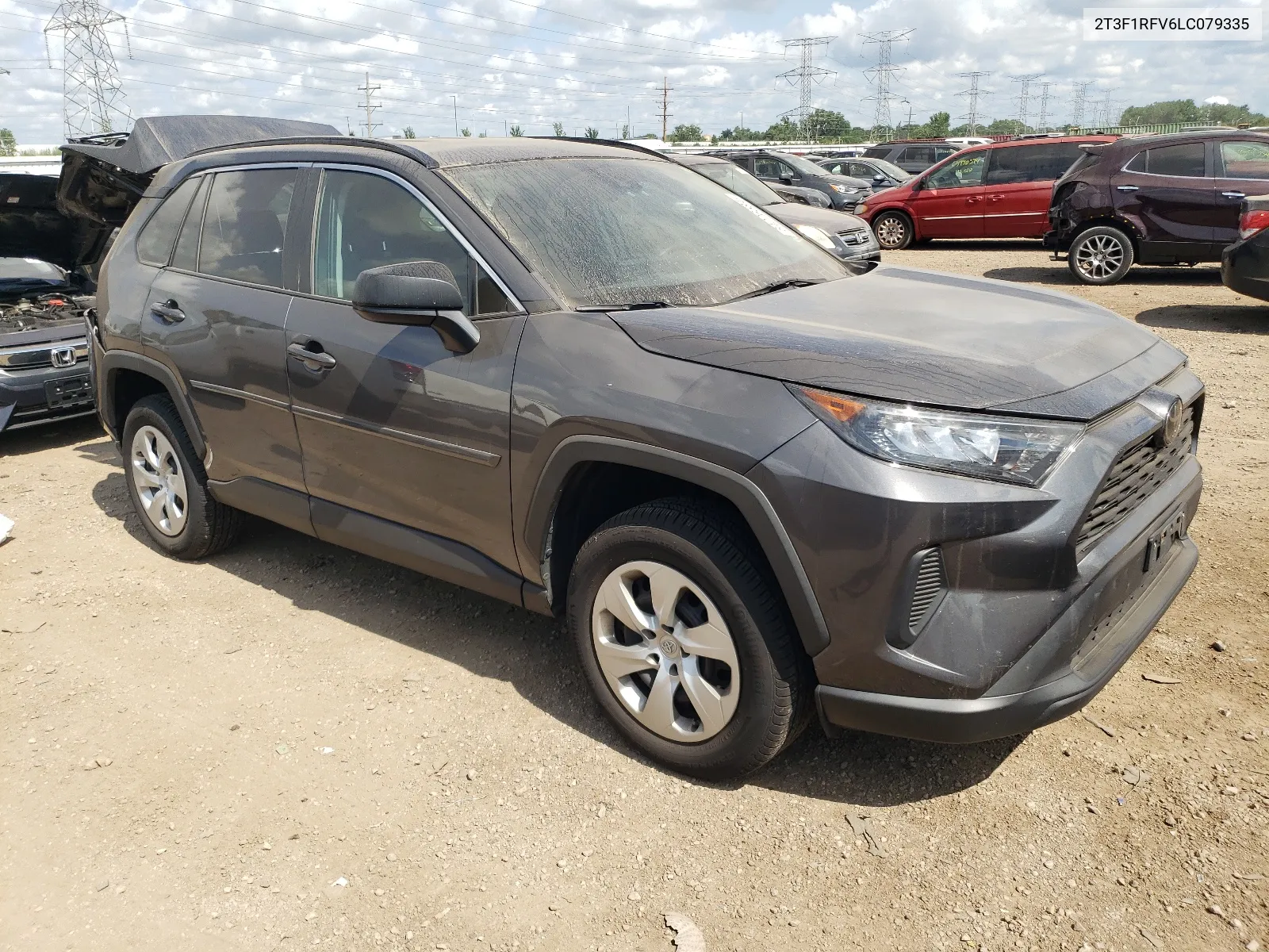 2T3F1RFV6LC079335 2020 Toyota Rav4 Le