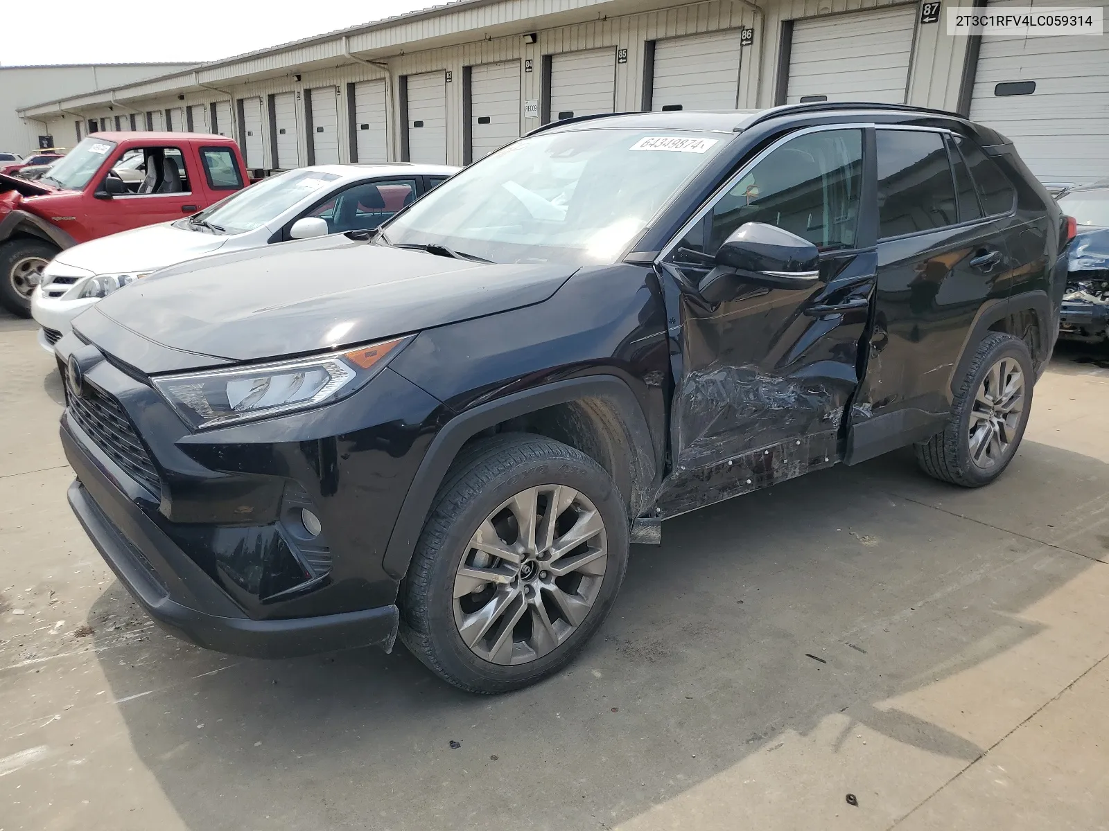 2020 Toyota Rav4 Xle Premium VIN: 2T3C1RFV4LC059314 Lot: 64349874