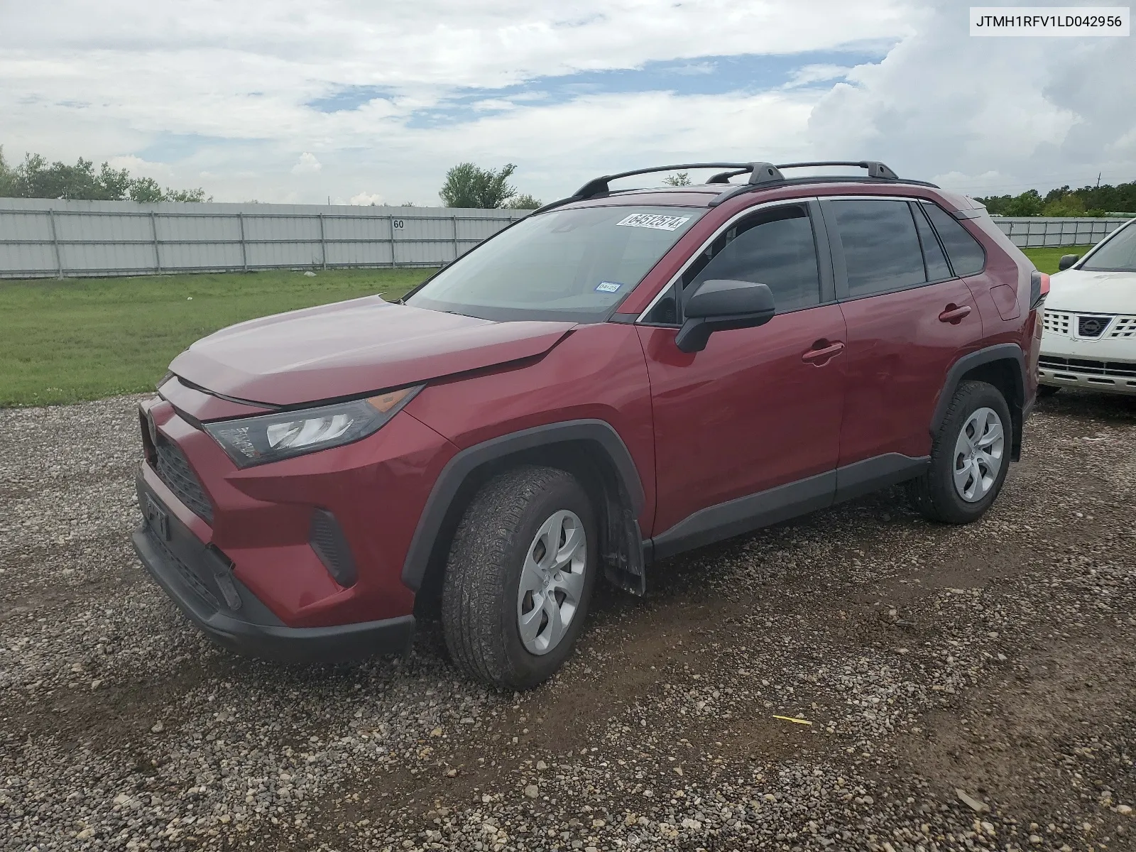 JTMH1RFV1LD042956 2020 Toyota Rav4 Le