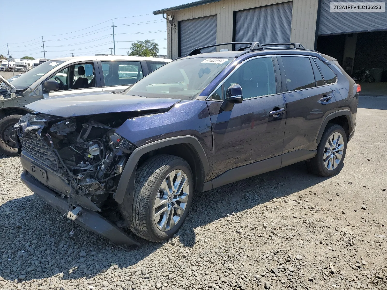 2020 Toyota Rav4 Xle Premium VIN: 2T3A1RFV4LC136223 Lot: 64622884