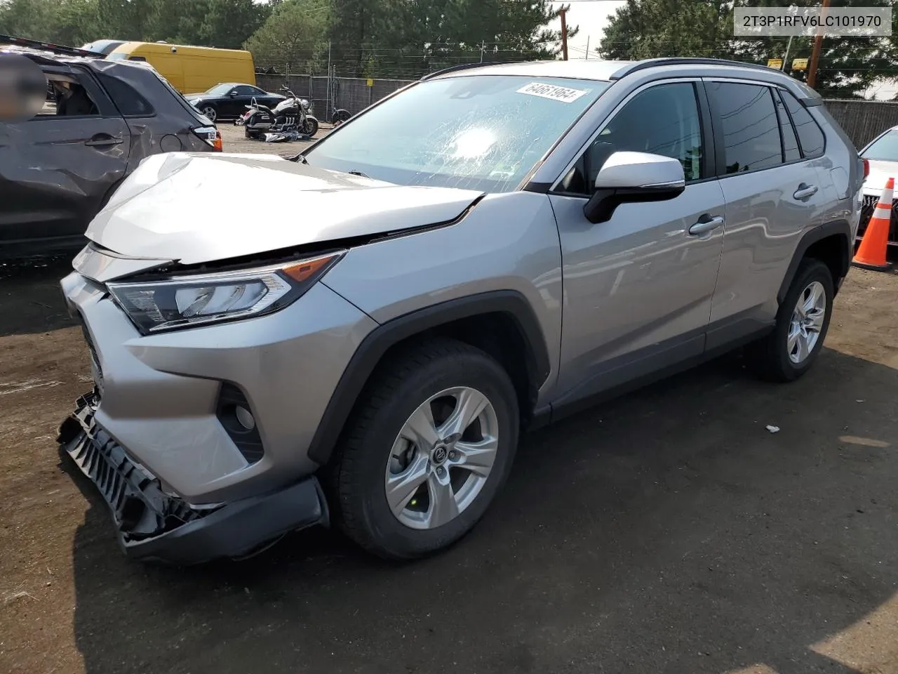 2020 Toyota Rav4 Xle VIN: 2T3P1RFV6LC101970 Lot: 64661964