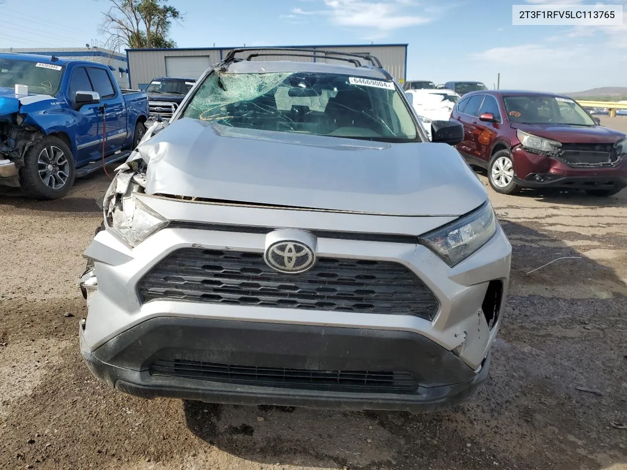 2020 Toyota Rav4 Le VIN: 2T3F1RFV5LC113765 Lot: 64669004