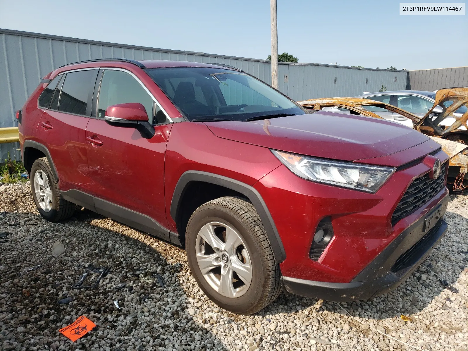 2T3P1RFV9LW114467 2020 Toyota Rav4 Xle