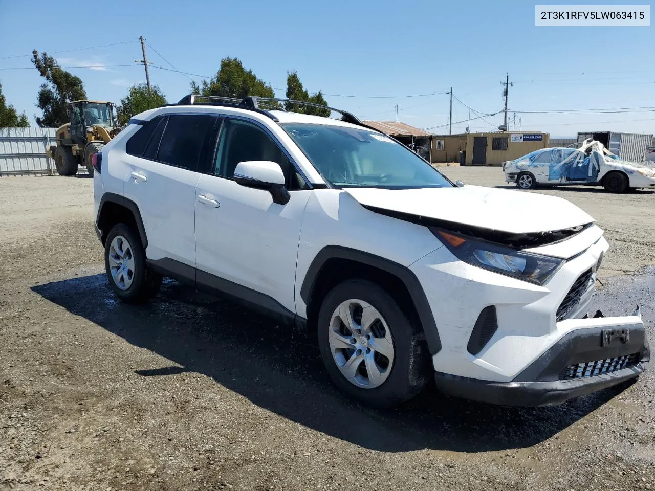 2T3K1RFV5LW063415 2020 Toyota Rav4 Le