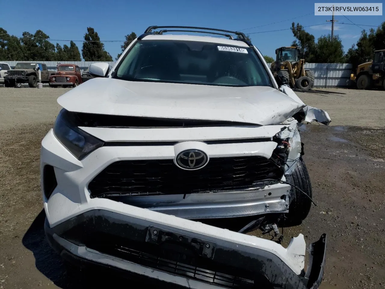 2020 Toyota Rav4 Le VIN: 2T3K1RFV5LW063415 Lot: 65363314