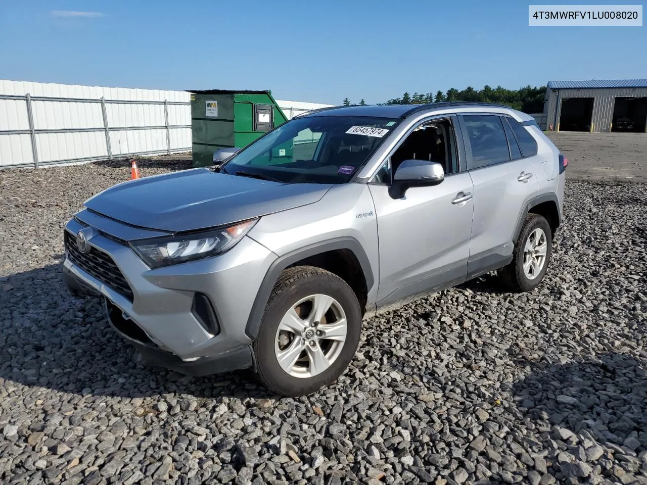 2020 Toyota Rav4 Le VIN: 4T3MWRFV1LU008020 Lot: 65457974