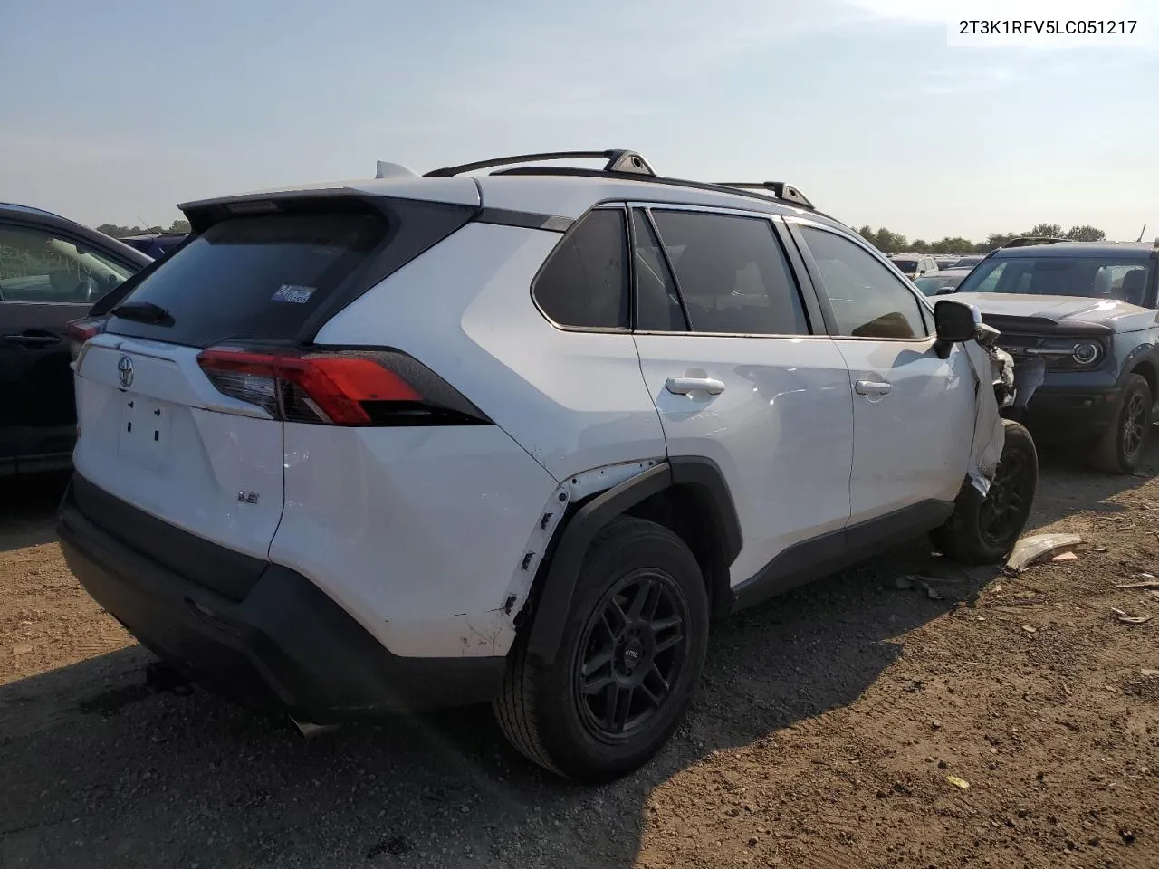 2020 Toyota Rav4 Le VIN: 2T3K1RFV5LC051217 Lot: 66215804