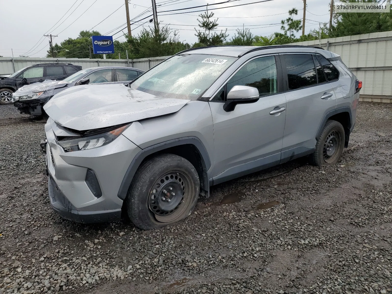 2020 Toyota Rav4 Le VIN: 2T3G1RFV1LW084011 Lot: 66242614