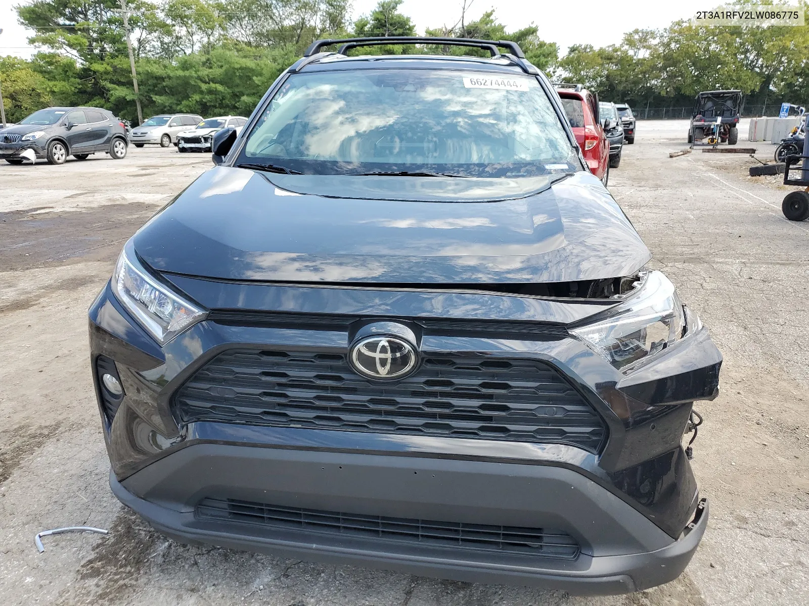 2020 Toyota Rav4 Xle Premium VIN: 2T3A1RFV2LW086775 Lot: 66274444