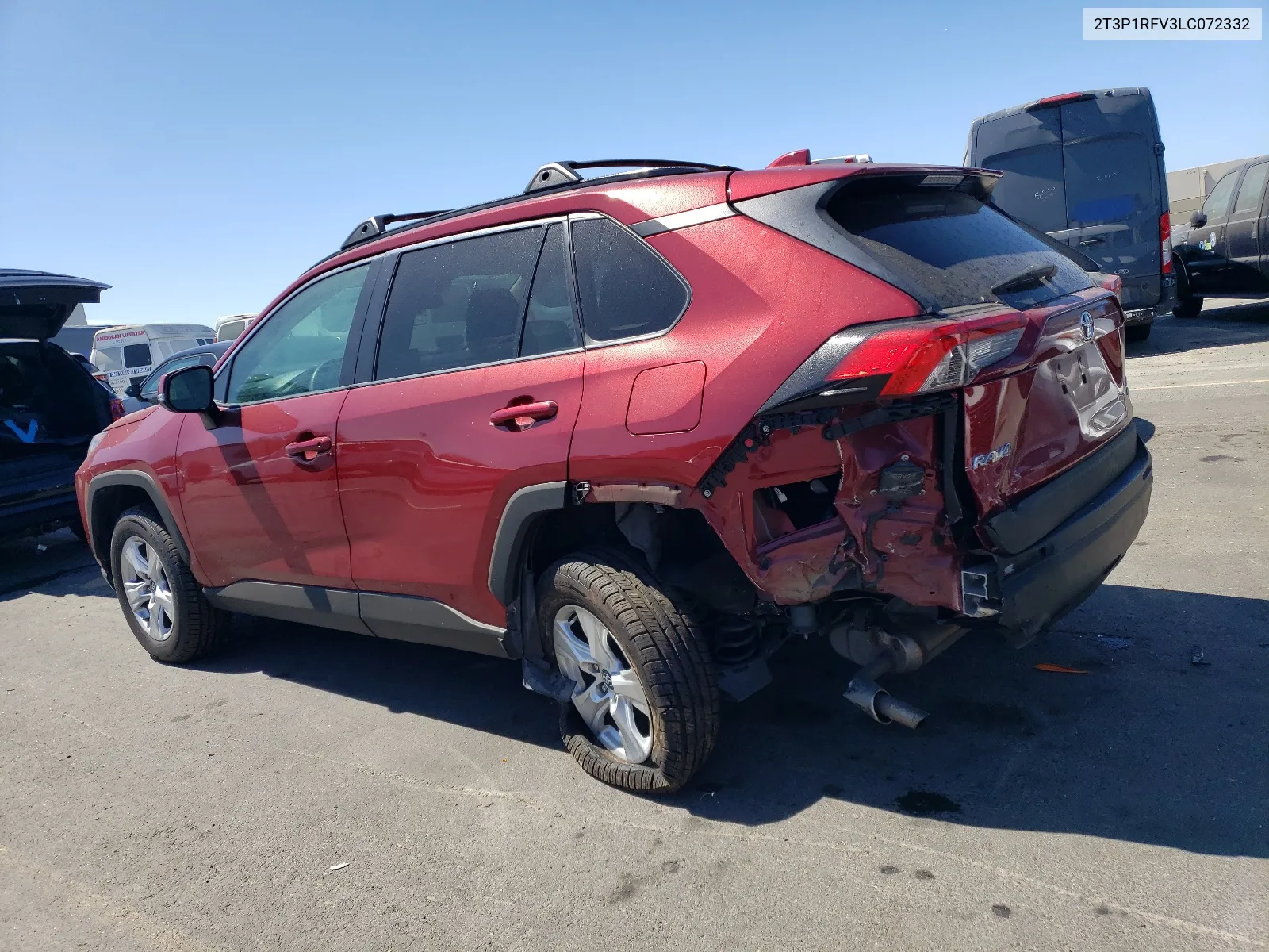 2020 Toyota Rav4 Xle VIN: 2T3P1RFV3LC072332 Lot: 66770184