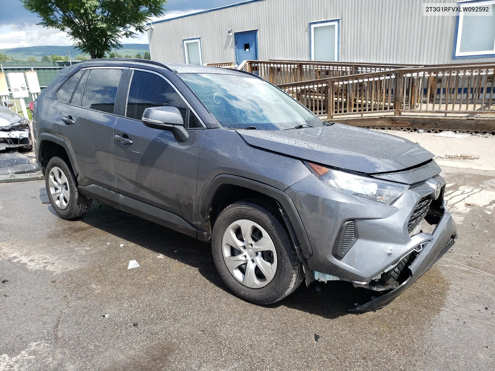 2020 Toyota Rav4 Le VIN: 2T3G1RFVXLW092592 Lot: 66844164