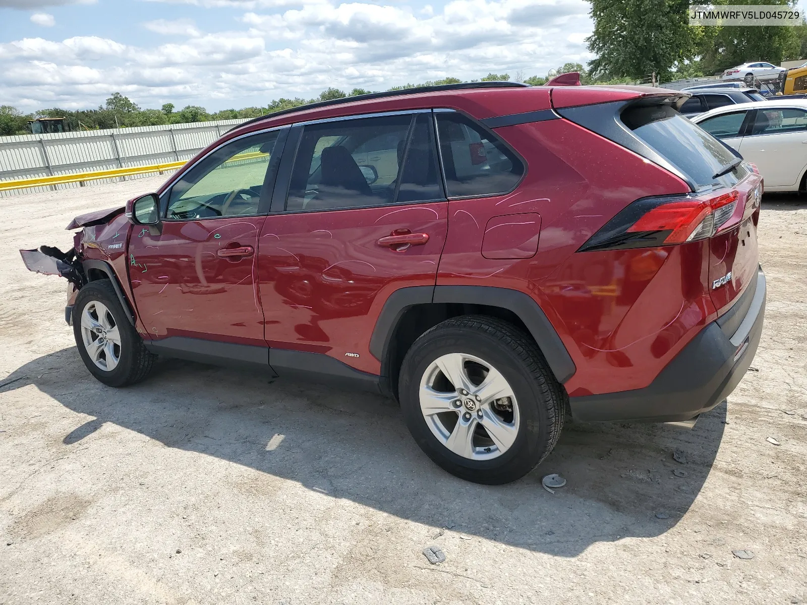 2020 Toyota Rav4 Le VIN: JTMMWRFV5LD045729 Lot: 66875974