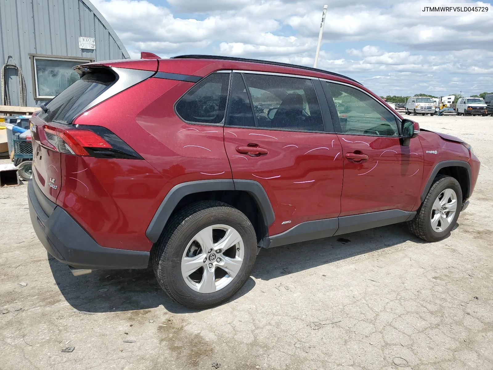 2020 Toyota Rav4 Le VIN: JTMMWRFV5LD045729 Lot: 66875974