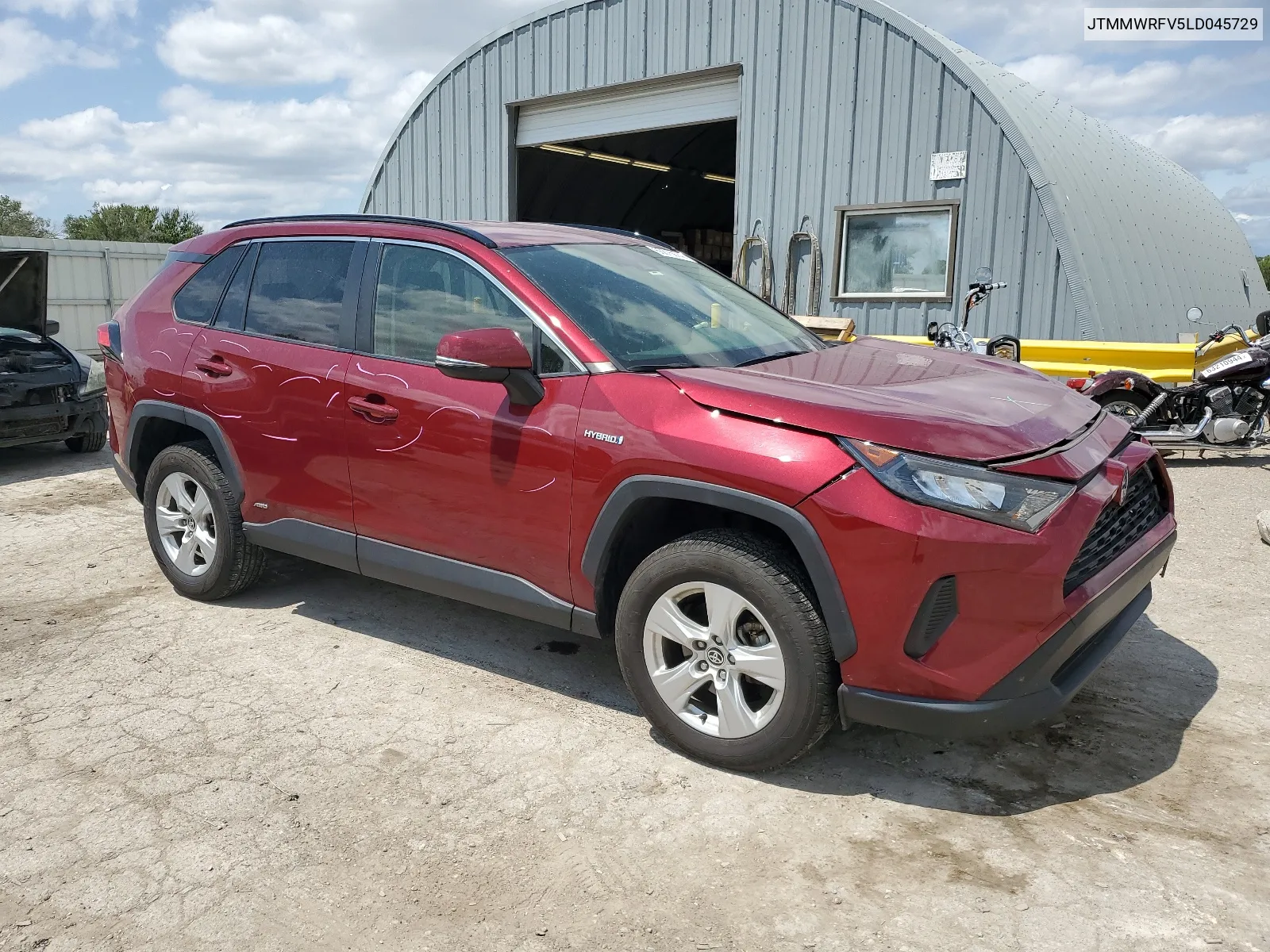 2020 Toyota Rav4 Le VIN: JTMMWRFV5LD045729 Lot: 66875974