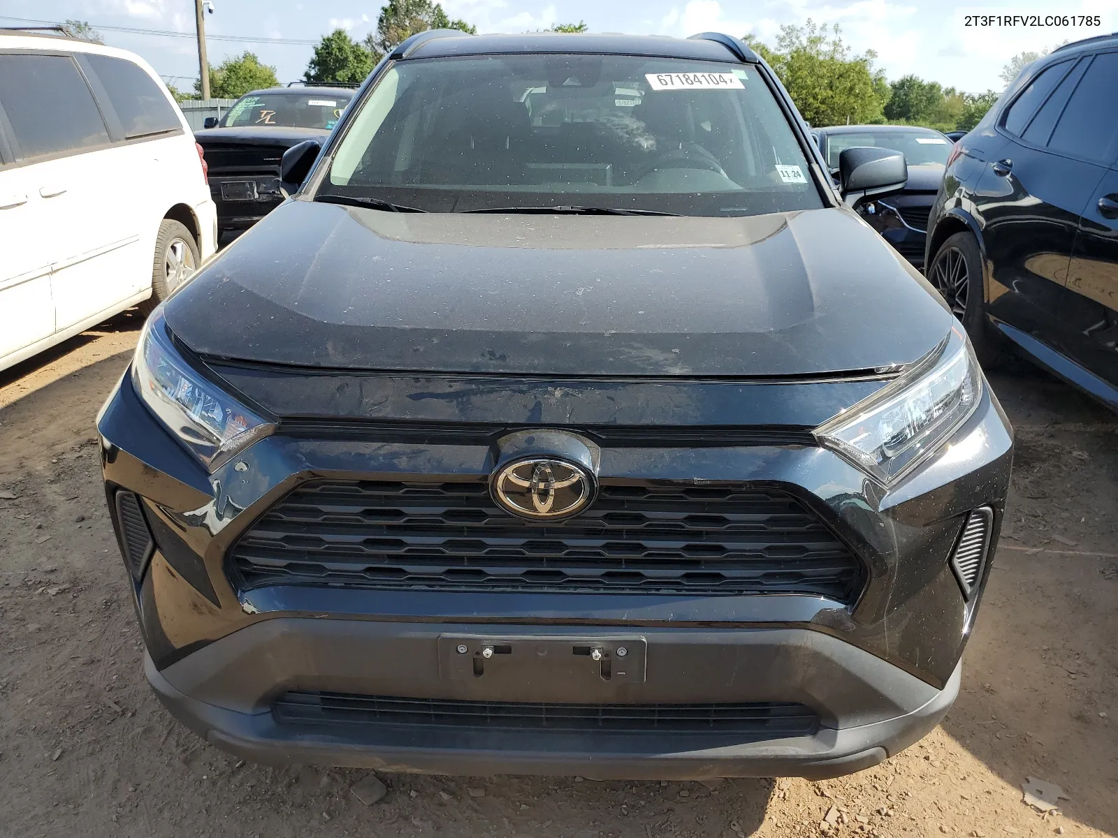 2020 Toyota Rav4 Le VIN: 2T3F1RFV2LC061785 Lot: 67184104