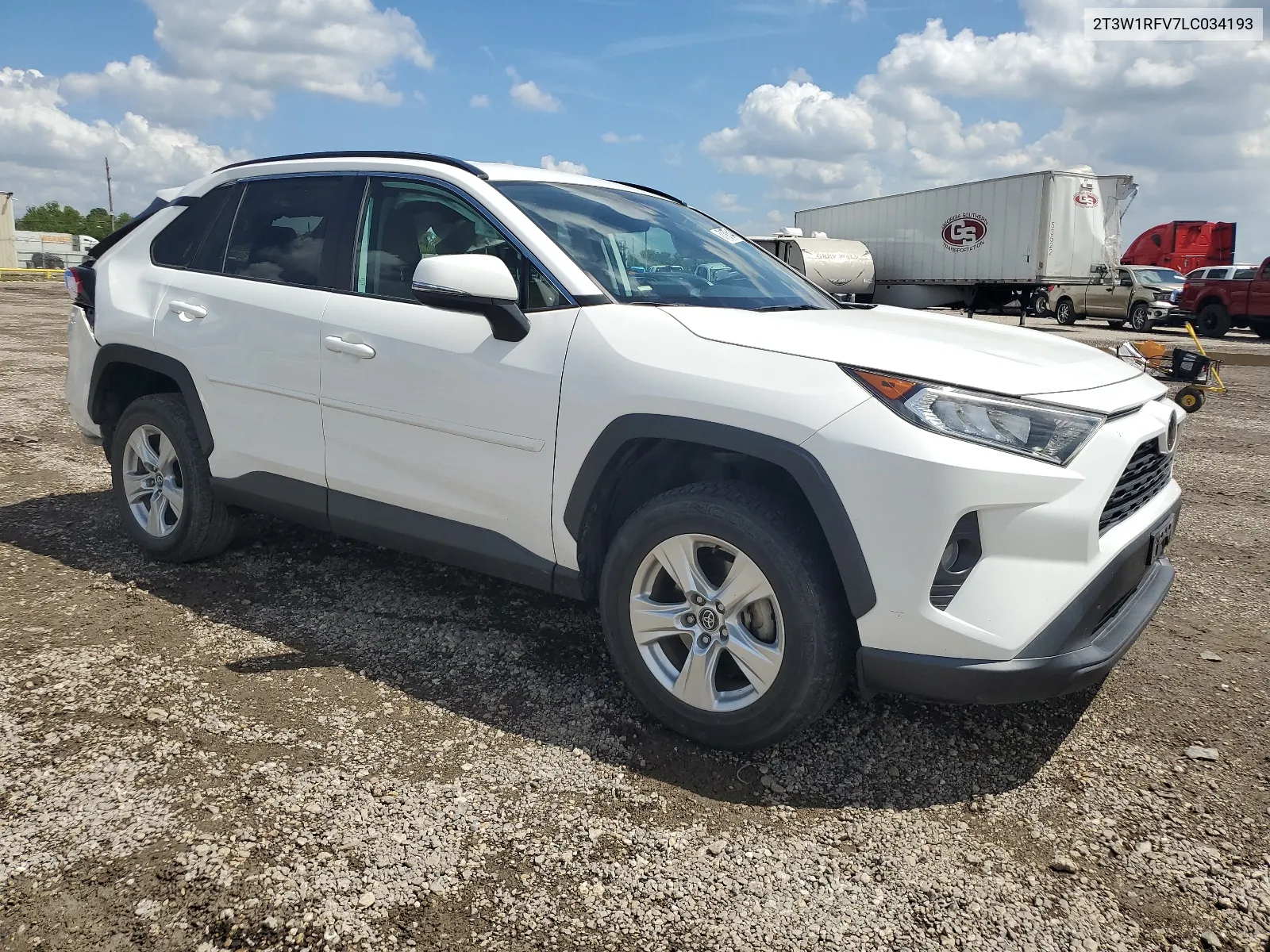 2020 Toyota Rav4 Xle VIN: 2T3W1RFV7LC034193 Lot: 67197644