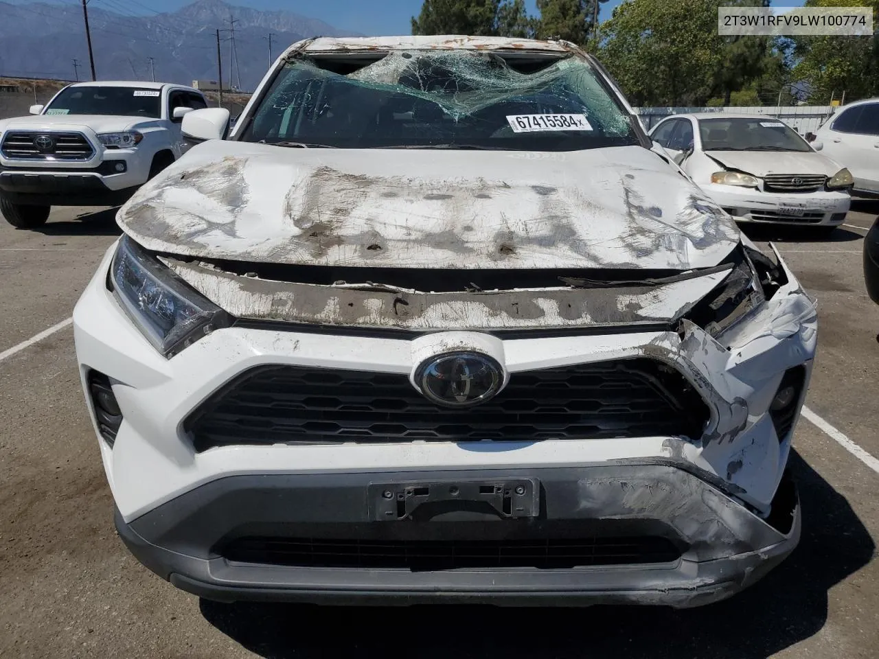 2020 Toyota Rav4 Xle VIN: 2T3W1RFV9LW100774 Lot: 67415584