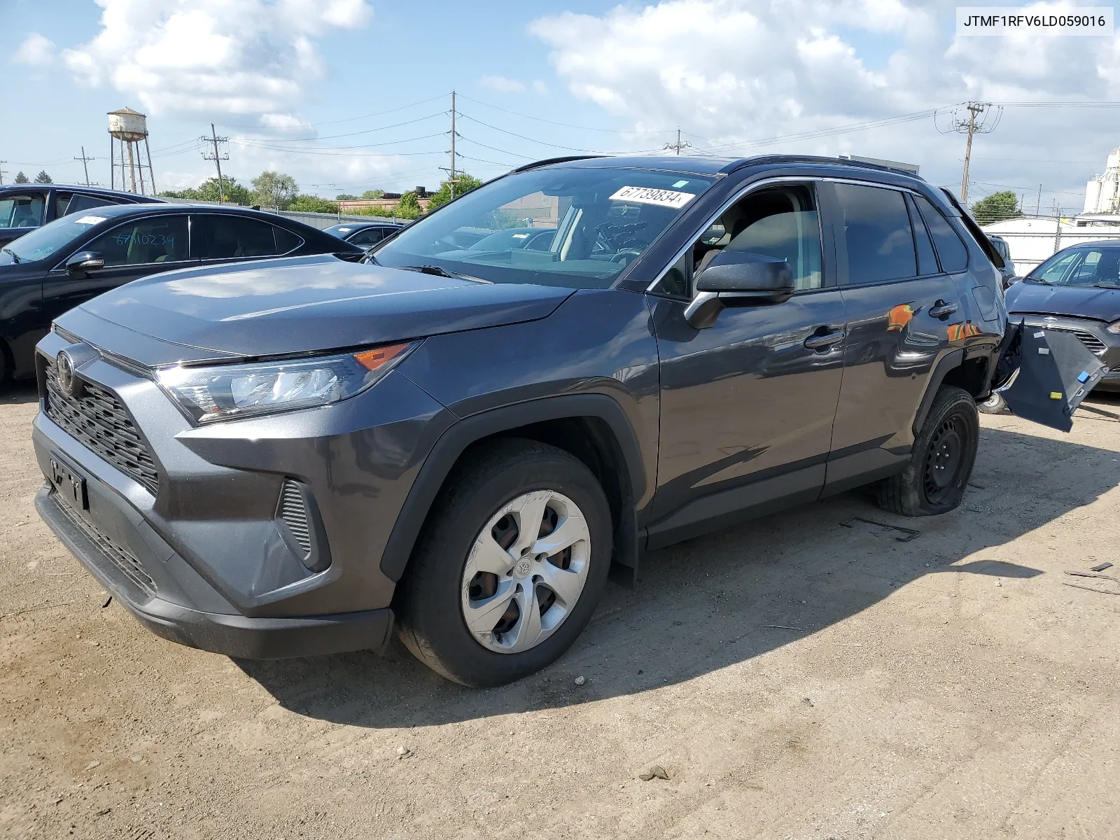 2020 Toyota Rav4 Le VIN: JTMF1RFV6LD059016 Lot: 67739834