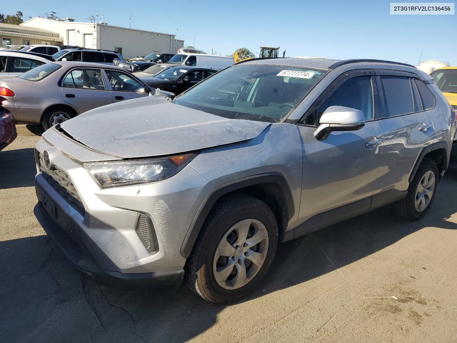 2T3G1RFV2LC136456 2020 Toyota Rav4 Le