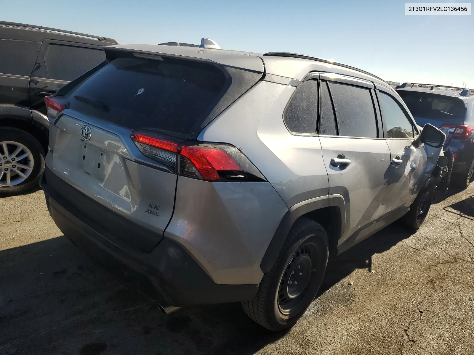 2020 Toyota Rav4 Le VIN: 2T3G1RFV2LC136456 Lot: 67777774